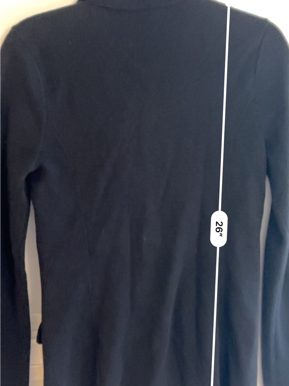 Lauren Ralph Lauren Black Minimalist Classic 100% Cotton Women's Blazer Jacket - Picture 6 of 8